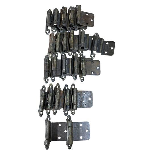 Vintage Quick Snap 2.8 Inch Cabinet Door Hinges Set of 20 Good Used Condition - Picture 1 of 5